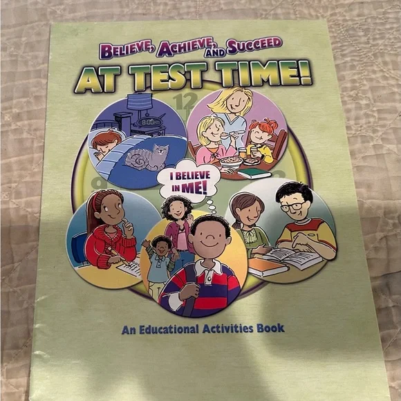 Believe, achieve, and succeed at test time! An educational activities book! New - Picture 1 of 6